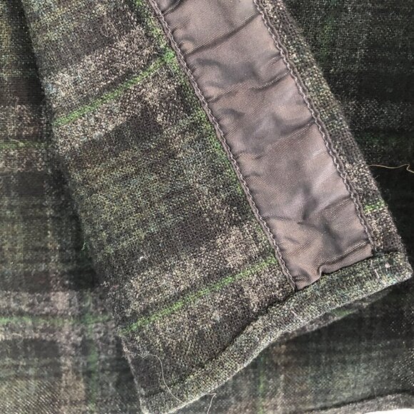Vtg Pendleton Mens Plaid Wool Fireside Shirt Size M L Overshirt Long Sleeve 60s - Picture 6 of 10